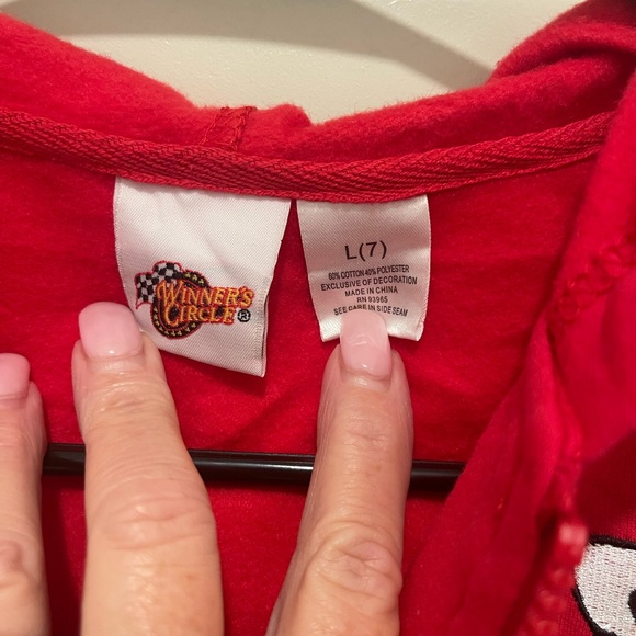 Dale Earnhardt Jr Winner’s Circle Zipper Hoodie Kids Size 7 - Picture 4 of 4